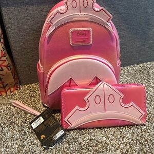 Disney Sleeping Beauty Loungefly Mini Backpack & Wallet Set